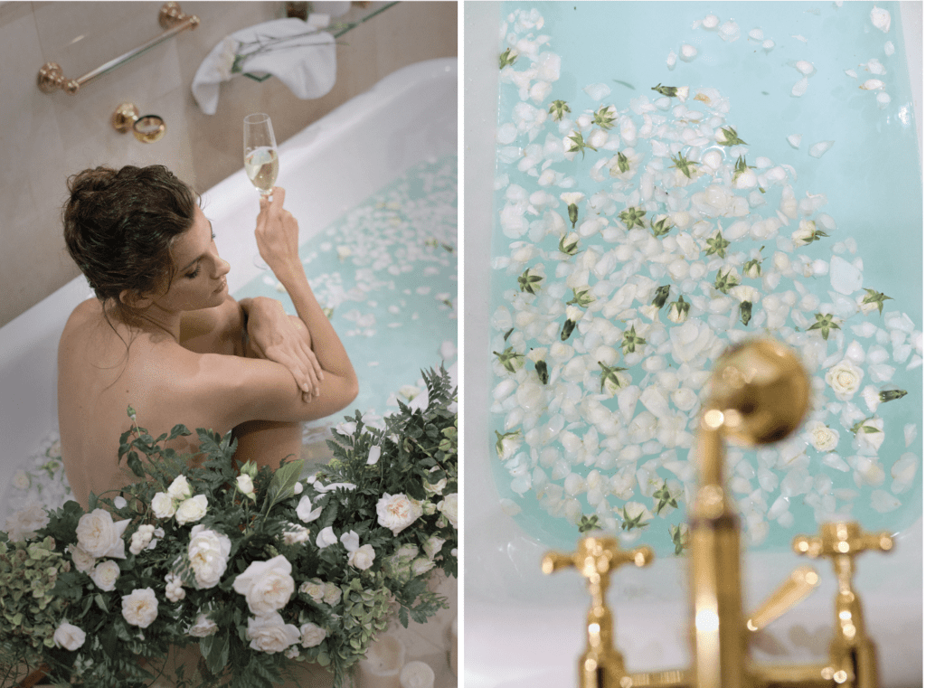 bath before wedding bride luxury hotels spas resorts honeymoon wedding story writer vow books