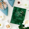 green vow book Vows Wedding Story Writer