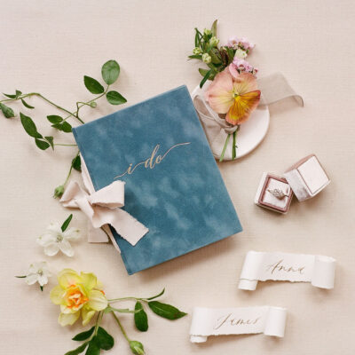 French blue velvet wedding story writer vow book