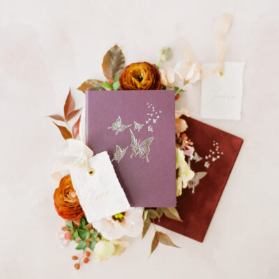 purple-maroon-vow-book-butterflies